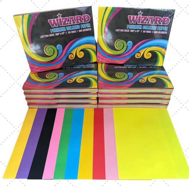1 ream Colored Paper assorted premium color 80gsm 250 sheets | Shopee ...