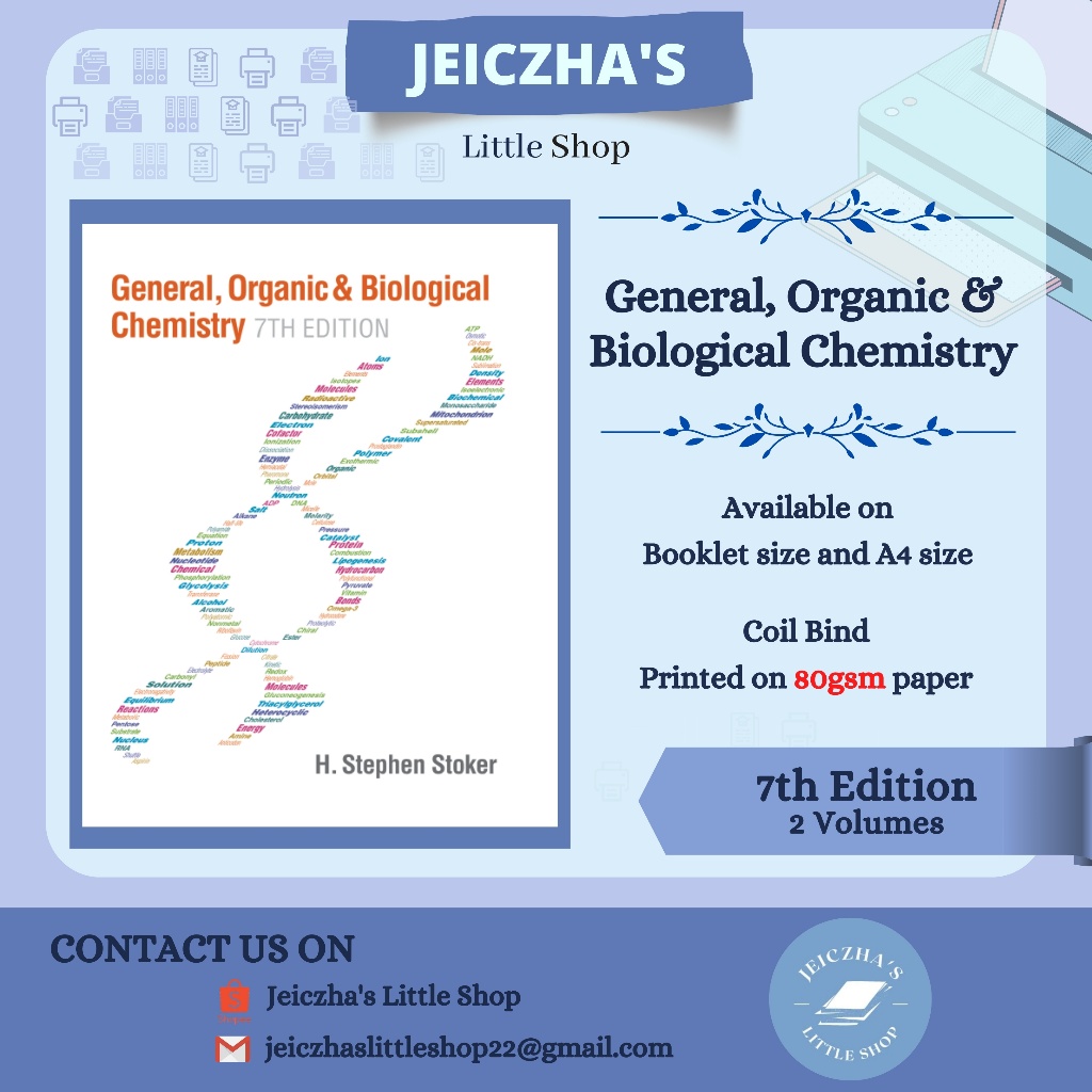 General, Organic, and Biological Chemistry [6th & 7th Edition] Shopee