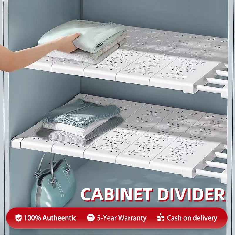 Aurora Retractable Wardrobe Cabinet Divider Partition DIY Clothes ...