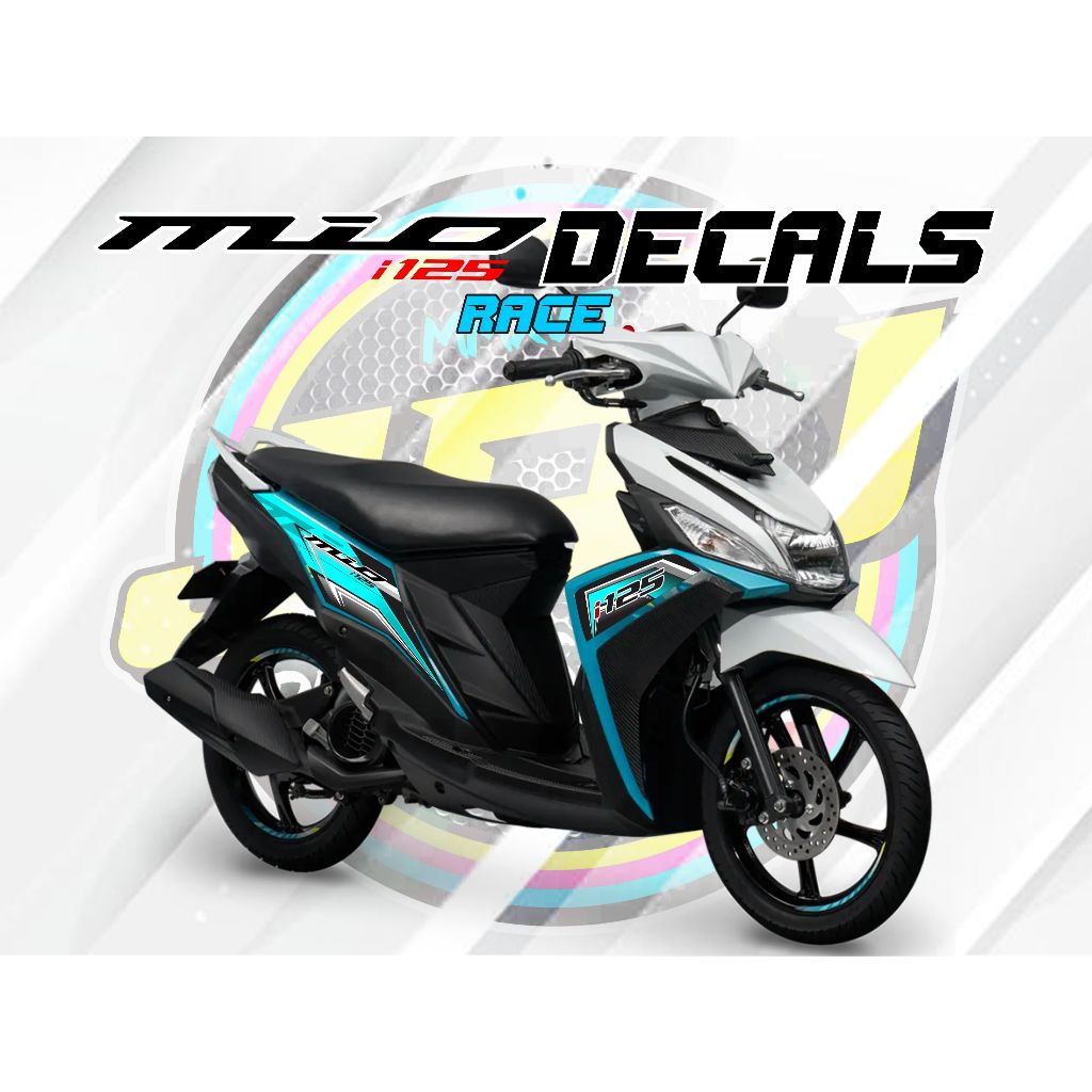 Yamaha Mio i 125 RACE Decals - High Quality Sticker | Shopee Philippines