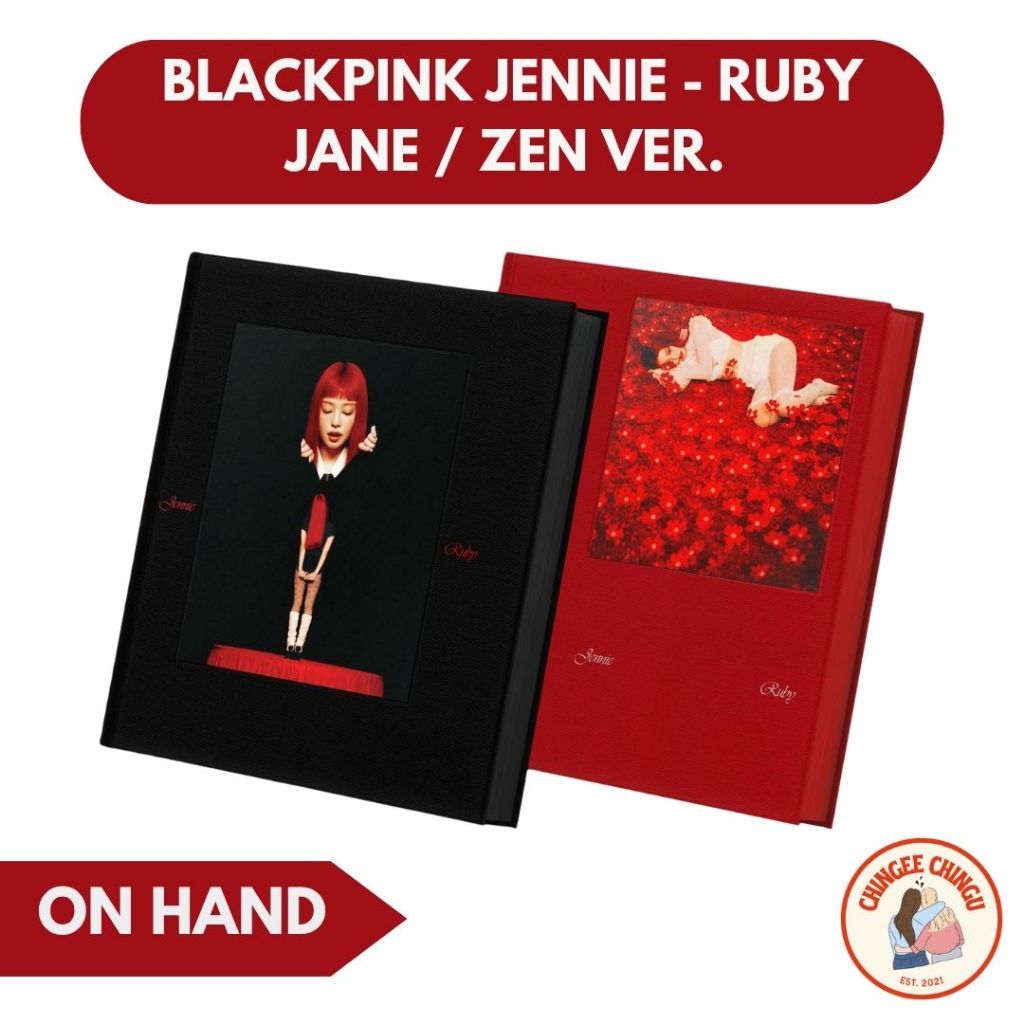[ONHAND] BLACKPINK JENNIE - RUBY OFFICIAL SEALED ALBUM Zen & Jane ...
