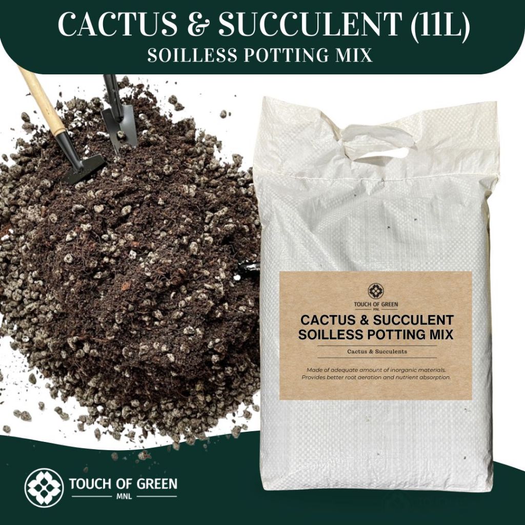 11 Liters Cactus and Succulent Soilless Potting Mix | Shopee Philippines