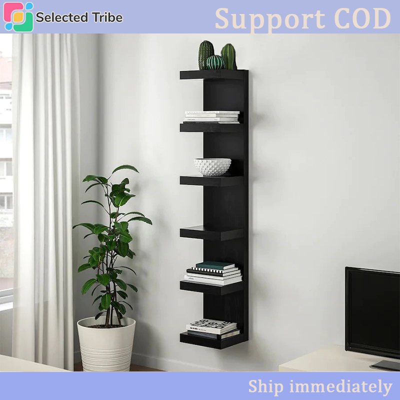Wall rack multi-layer storage board wall support rack wooden partition ...