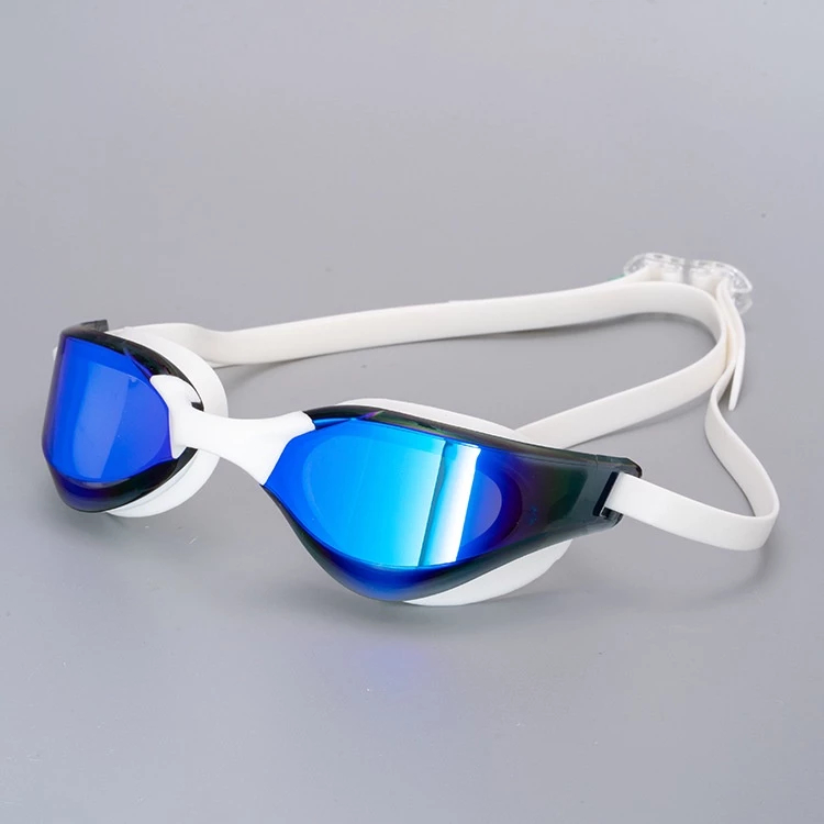 Professional Silicone Waterproof Plating Clear Anti-Fog Swimming ...