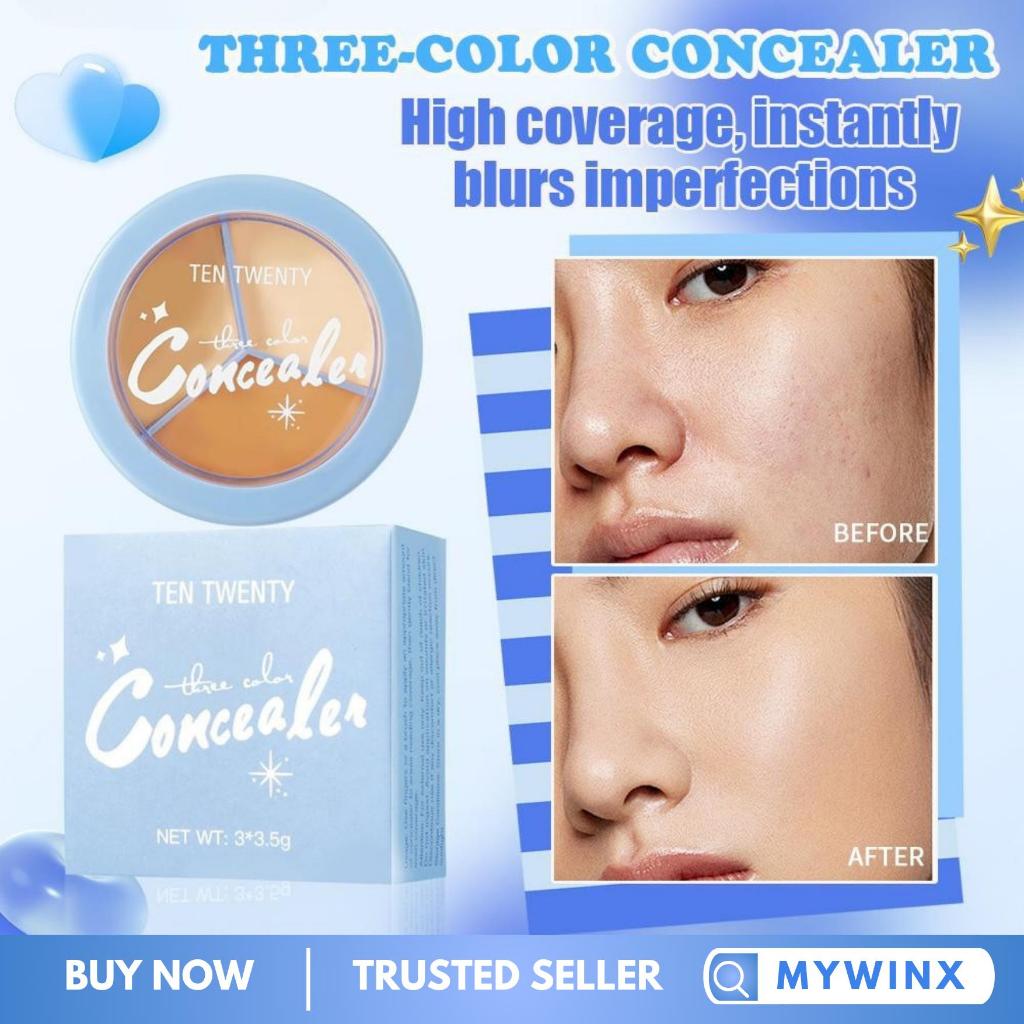 Three Color Concealer High Coverage Foundation Instantly Blurs ...