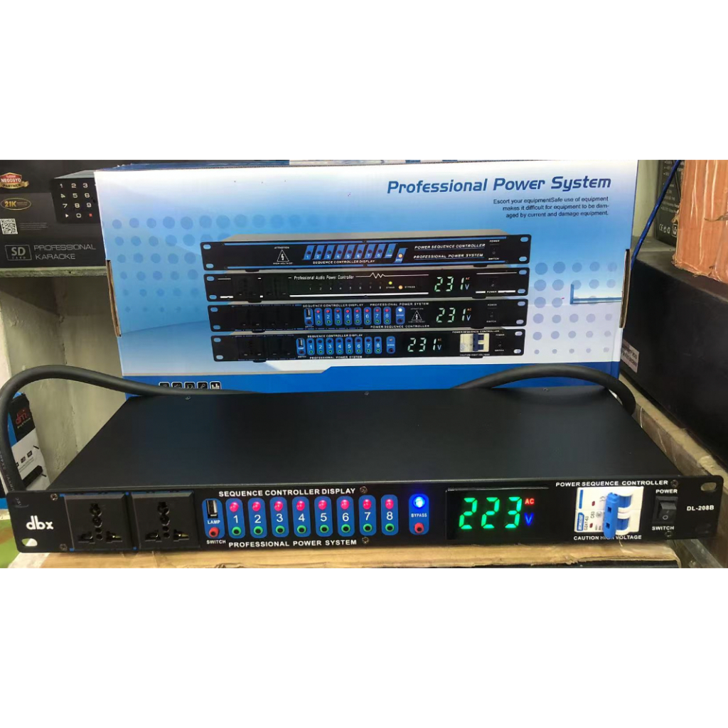 Power Sequencer DL-208B Professional 10-way Switch Controller/tested ...