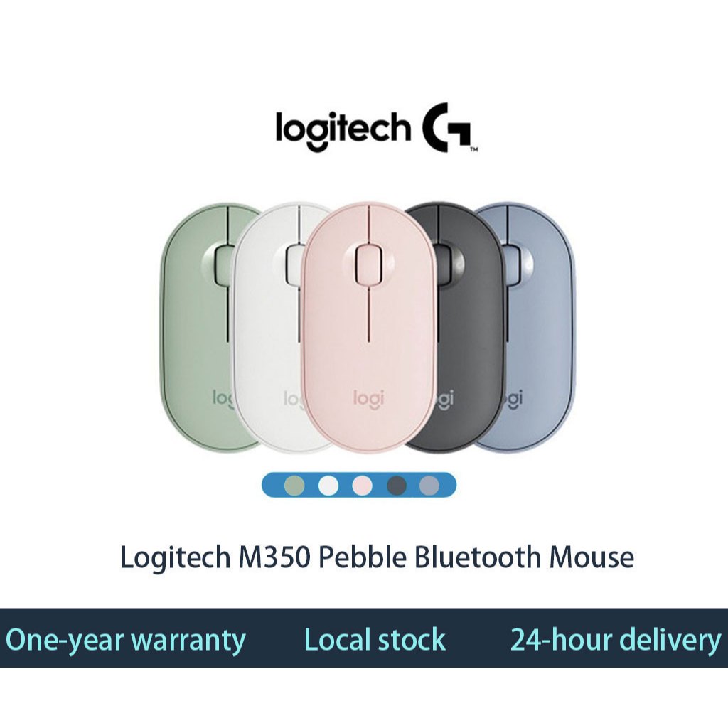 M350 Bluetooth, USB Wireless Mouse, Quiet Ultra-thin, Pink Mouse, 1 ...
