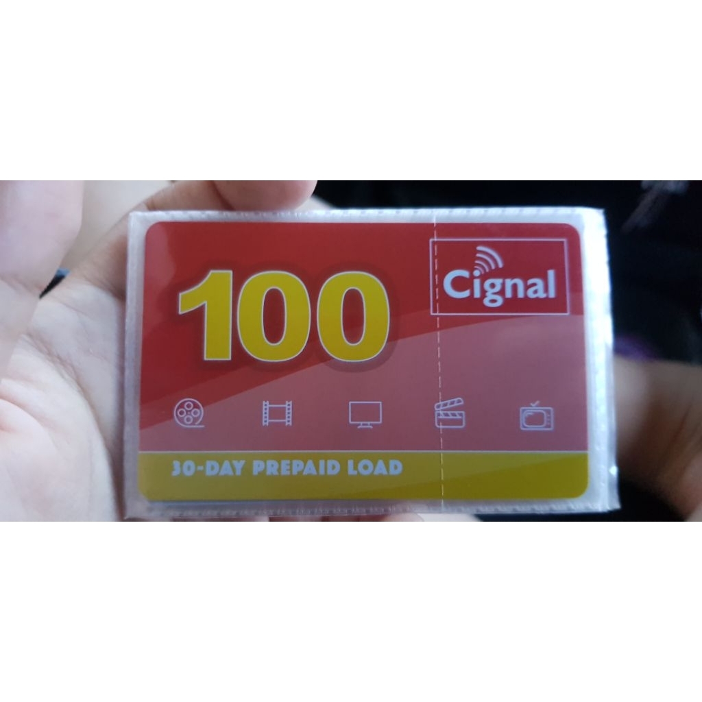 cignal load card 100 (no expiry) | Shopee Philippines