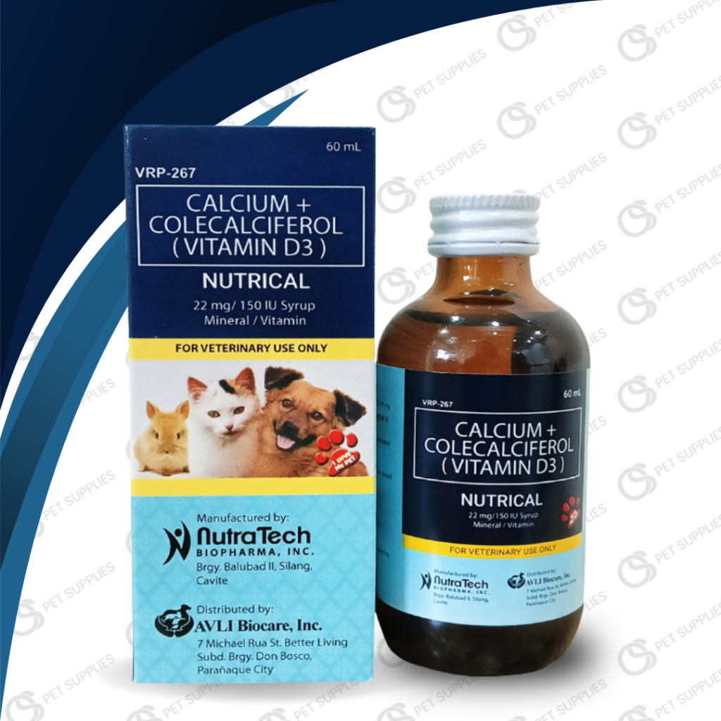 LKJ-Nutrical Syrup Calcium Supplement For Dogs, Cats, Rabbits ...