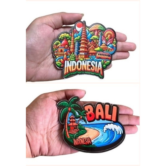 OHANA.. Rubber Ref Magnets - Bali, Indonesia New Design | Shopee ...