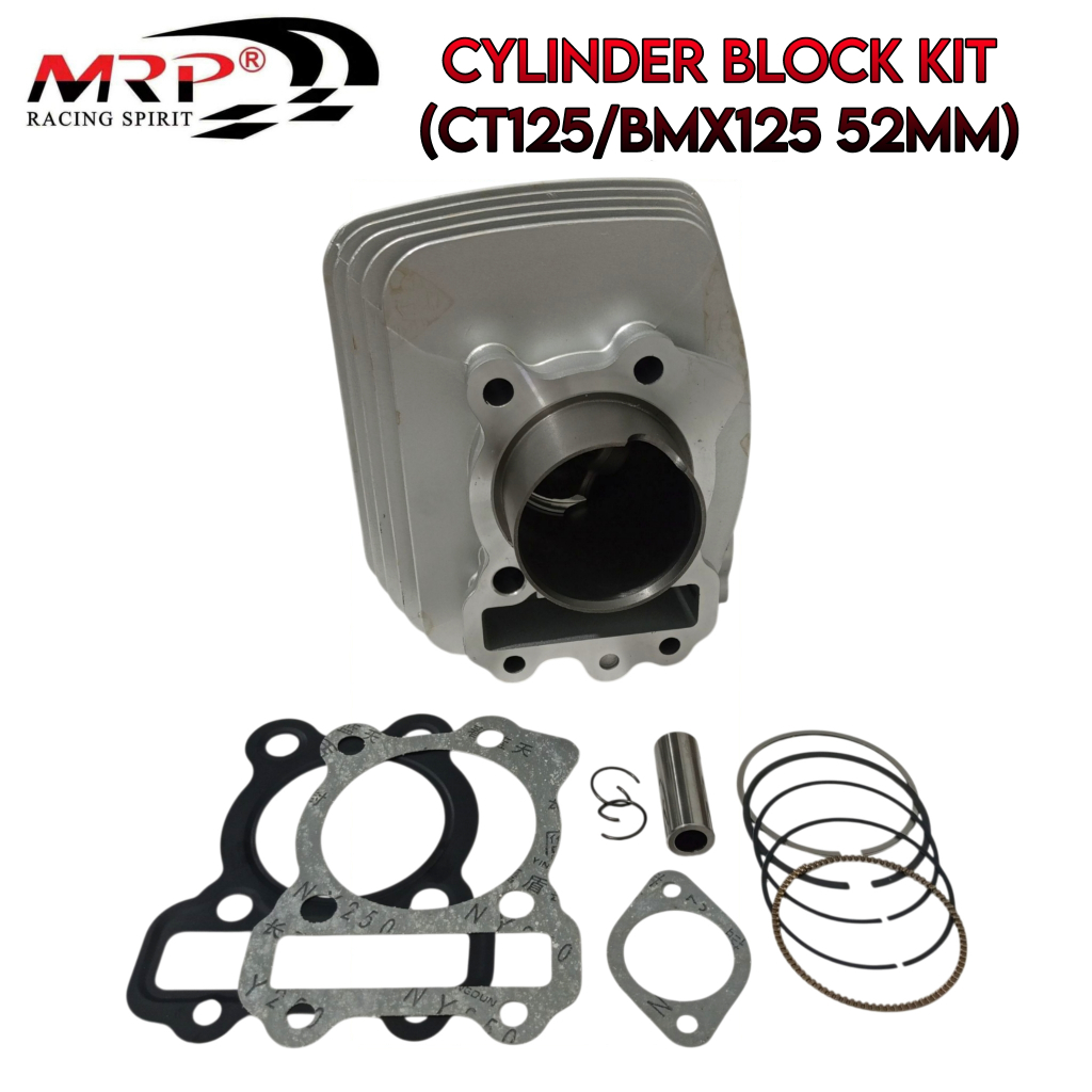 MRP CYLINDER BLOCK KIT CT125/BMX125 (52MM) | Shopee Philippines