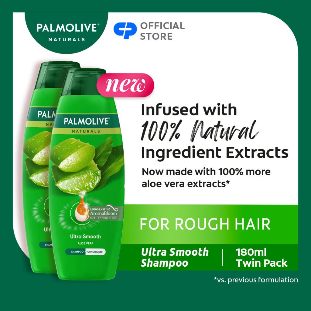Palmolive Naturals Ultra Smooth Shampoo - with Aloe Vera, for Normal ...