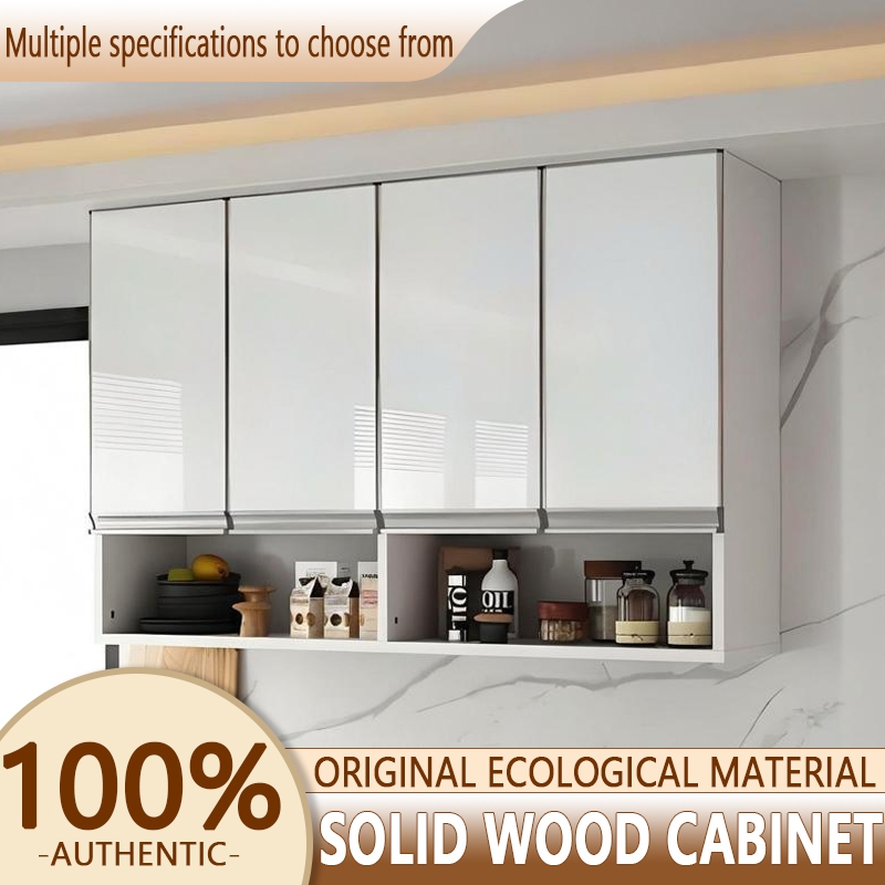 kitchen cabinet wood condiment storage hanging cabinet wall for kitchen ...