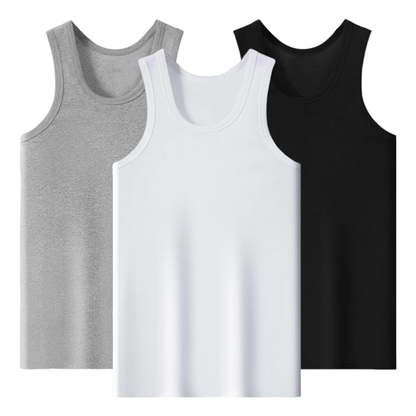 BUY1 TAKE2(3PCS) New Men's Cotton Stretch Tank Top Sando For Men Women ...