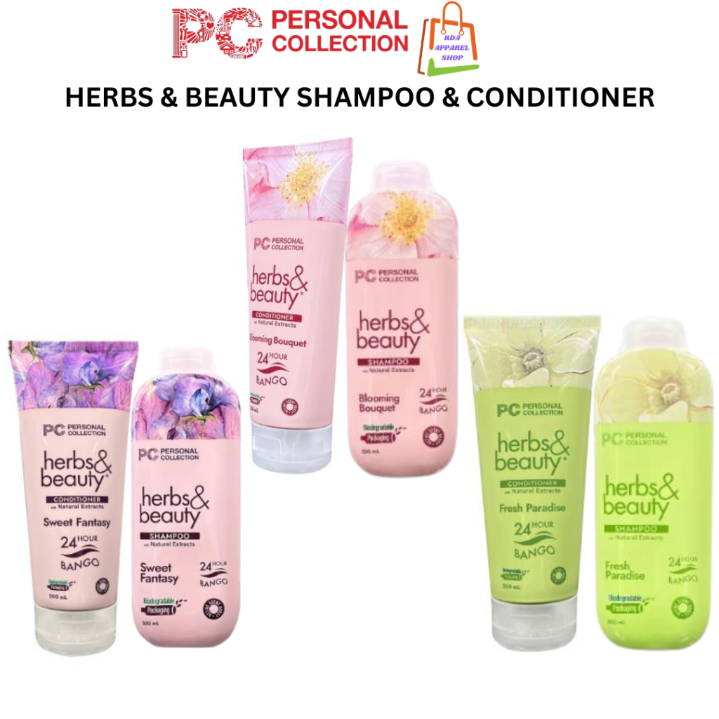PC -Herbs & Beauty Hair Shampoo 300 ML & Conditioner 200 ML | Shopee ...