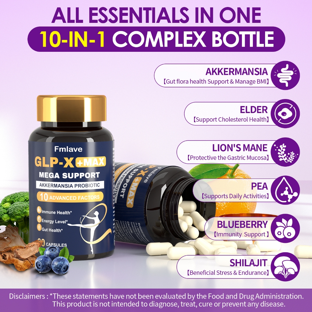 GLP-X MAX Supplement, Good for Digestion, Promotes Normal Metabolism ...