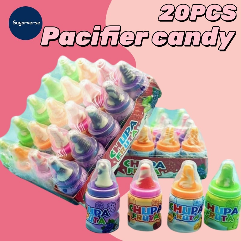 【COD】20Pcs Pacifier Popping Candy Pacifier candy Pop Rocks baby bottle ...