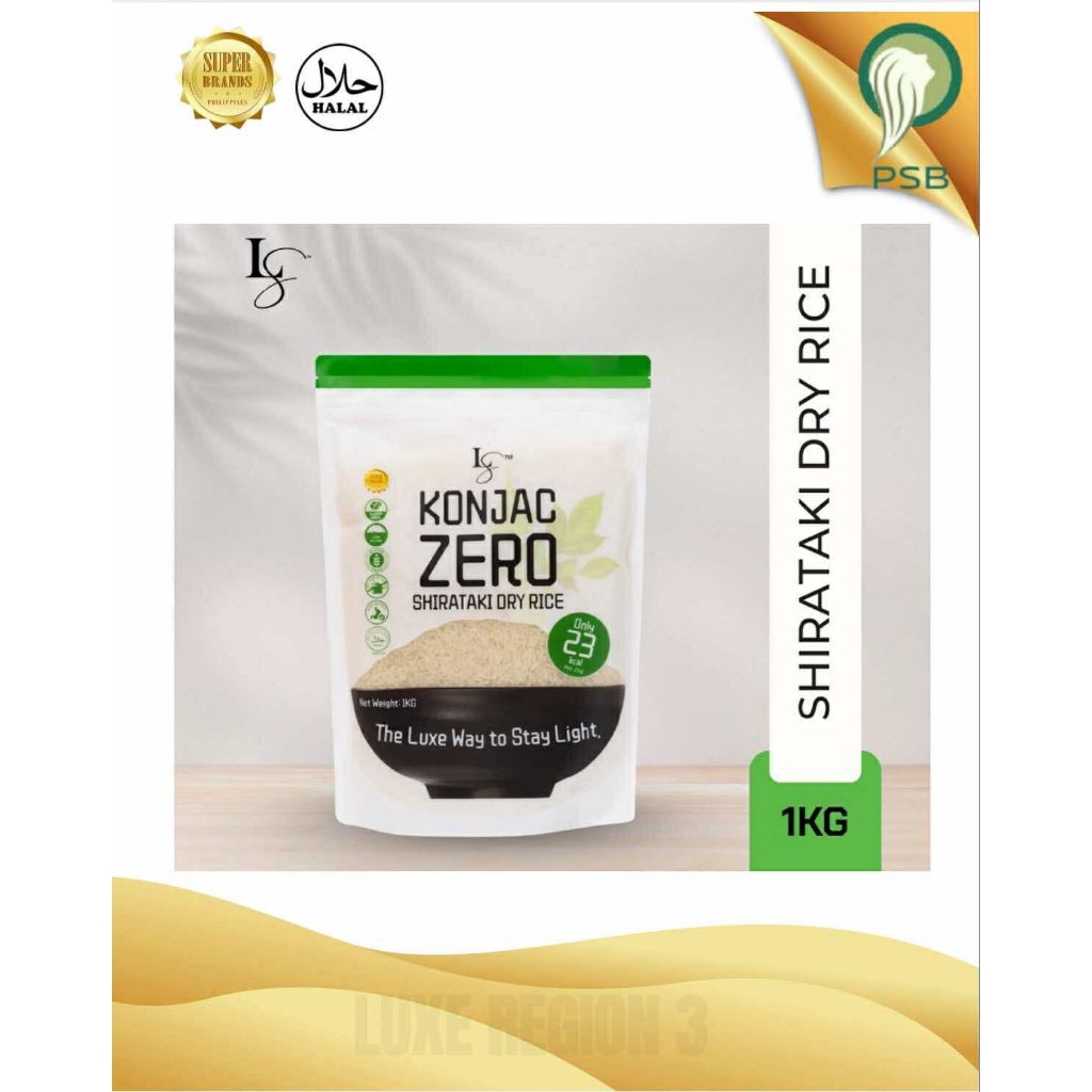 LS Konjac Zero Shirataki Dry Rice 1 Kilo Pack [1000g] by anna magkawas ...