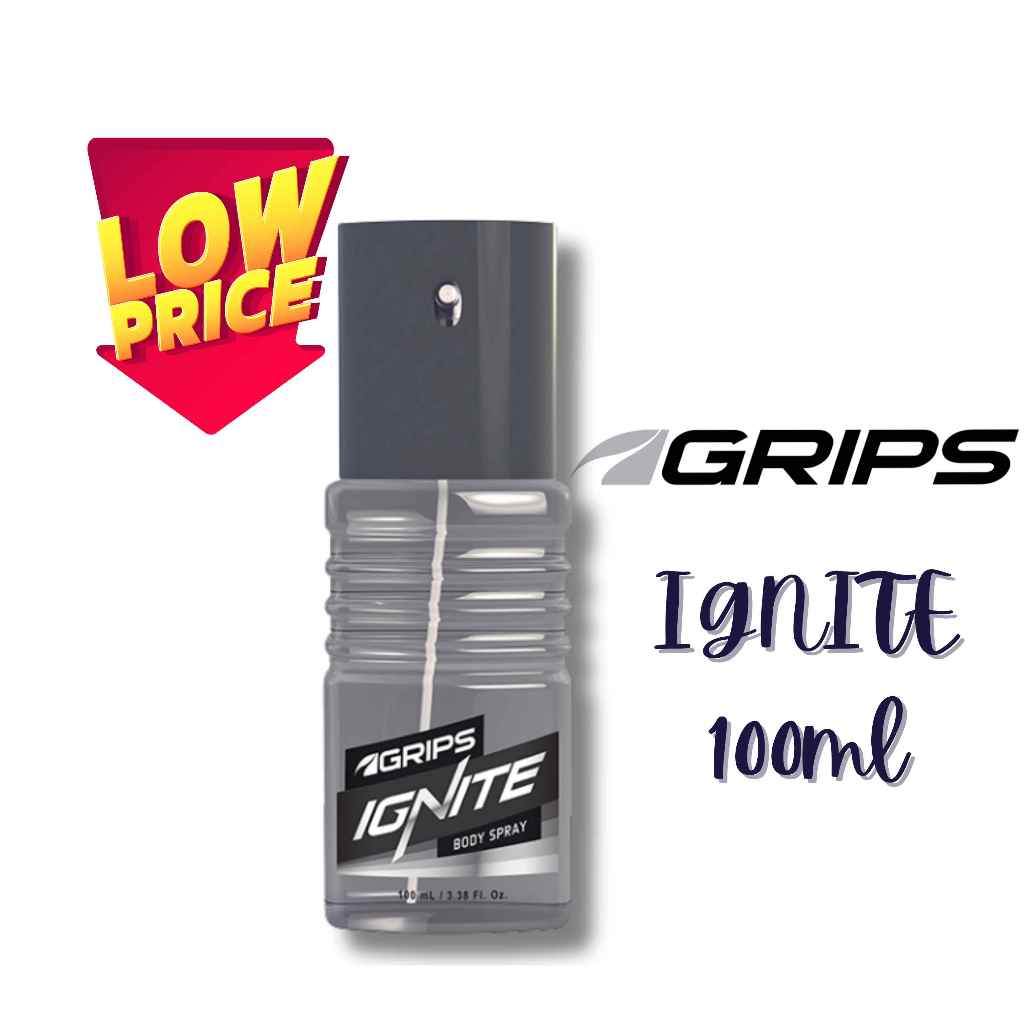 Grips Body Spray IGNITE (100ml) | Shopee Philippines