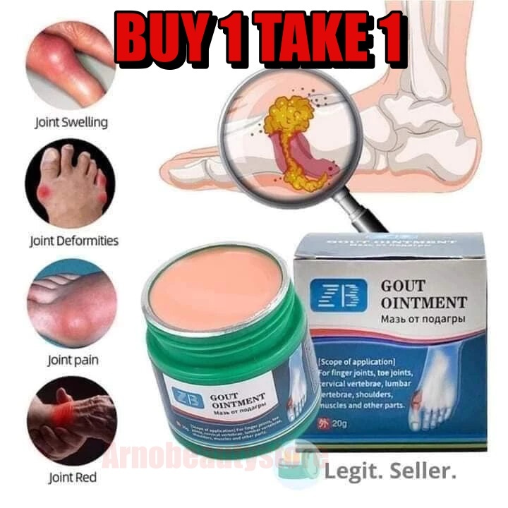 BUY 1 TAKE 2 Gout Cream Treatment Gout Cause Waist Shoulder Leg Joint ...