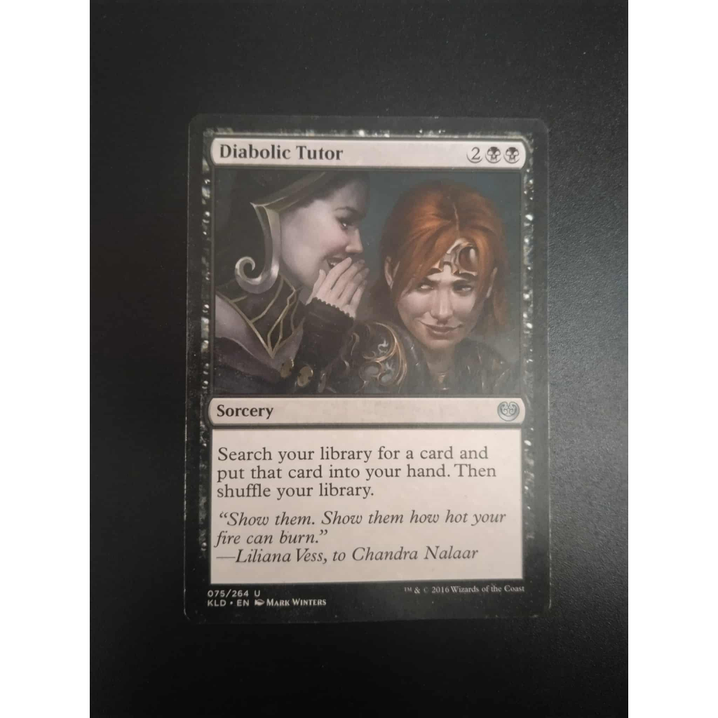 Magic: The Gathering - Carta Singola Diabolic Tutor (Tutore Diabolico) Dall'espansione Kaladesh (KLD) - MTG