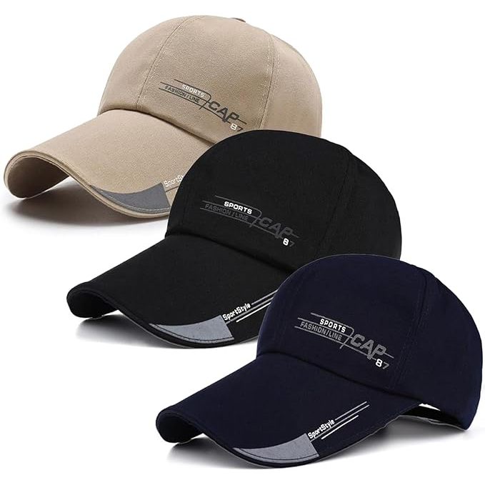 Baseball Caps Mens Men's Baseball Caps Adjustable Sports Casual Cap ...