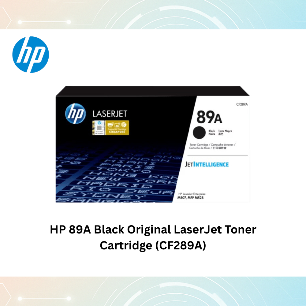 HP 89A Black Original LaserJet Toner Cartridge (CF289A) | Shopee ...