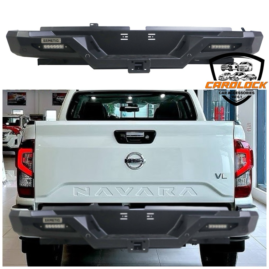 Nissan Navara 2016 - 2025 Rear Steel Bumper B12 | Shopee Philippines