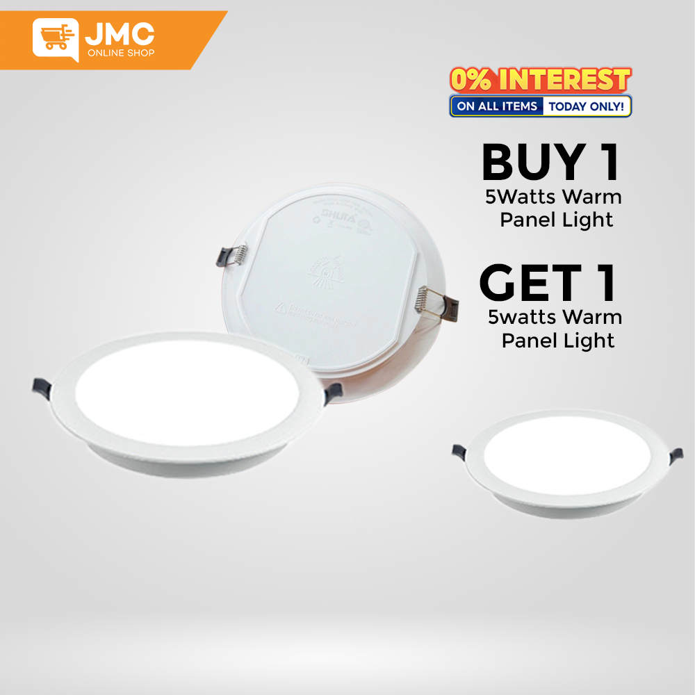 JMC X Shuta Round 5W/9W/12W Warm Ultra Thin Panel Light Energy-Saving ...