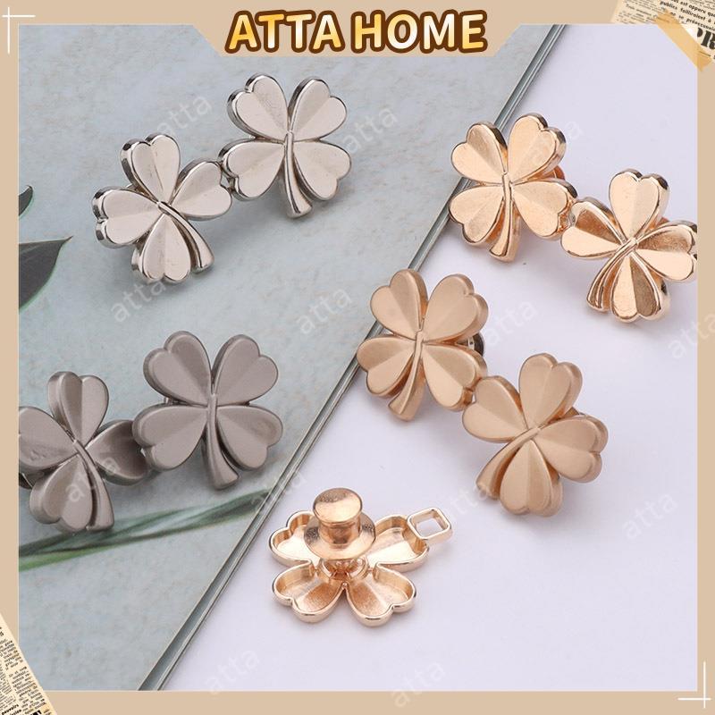 Four-leaf clover Waist Buckle Pin Pants Pin Clip Adjustment Narrow ...