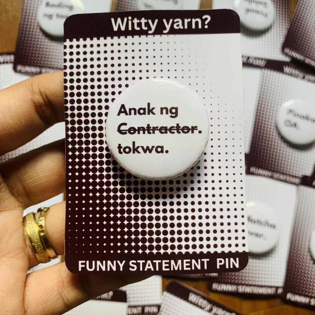 Witty statement button pin badge 25mm 32mm 58mm | Shopee Philippines