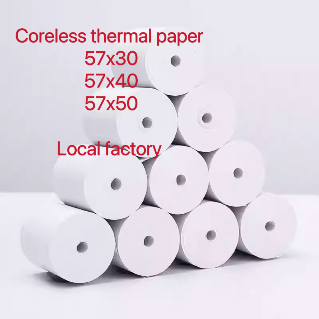 local factory 57x30 57x40 57x50 Thermal Paper Coreless Type Glossy COD ...