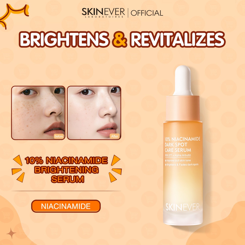 SKINEVER 10% Niacinamide Brightening Serum Moisturizing Calming Barrier ...