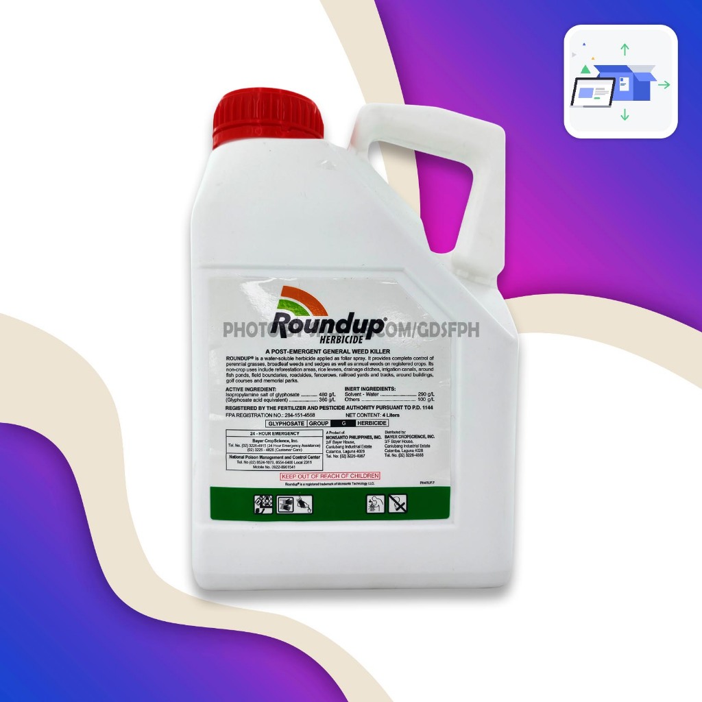 Roundup Herbicide 1 Gallon gds41207 | Shopee Philippines