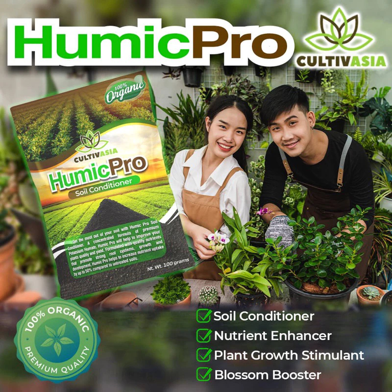 [250G] Humic Pro 250G - Organic NPK and Foliar Fertilizer for Plants ...
