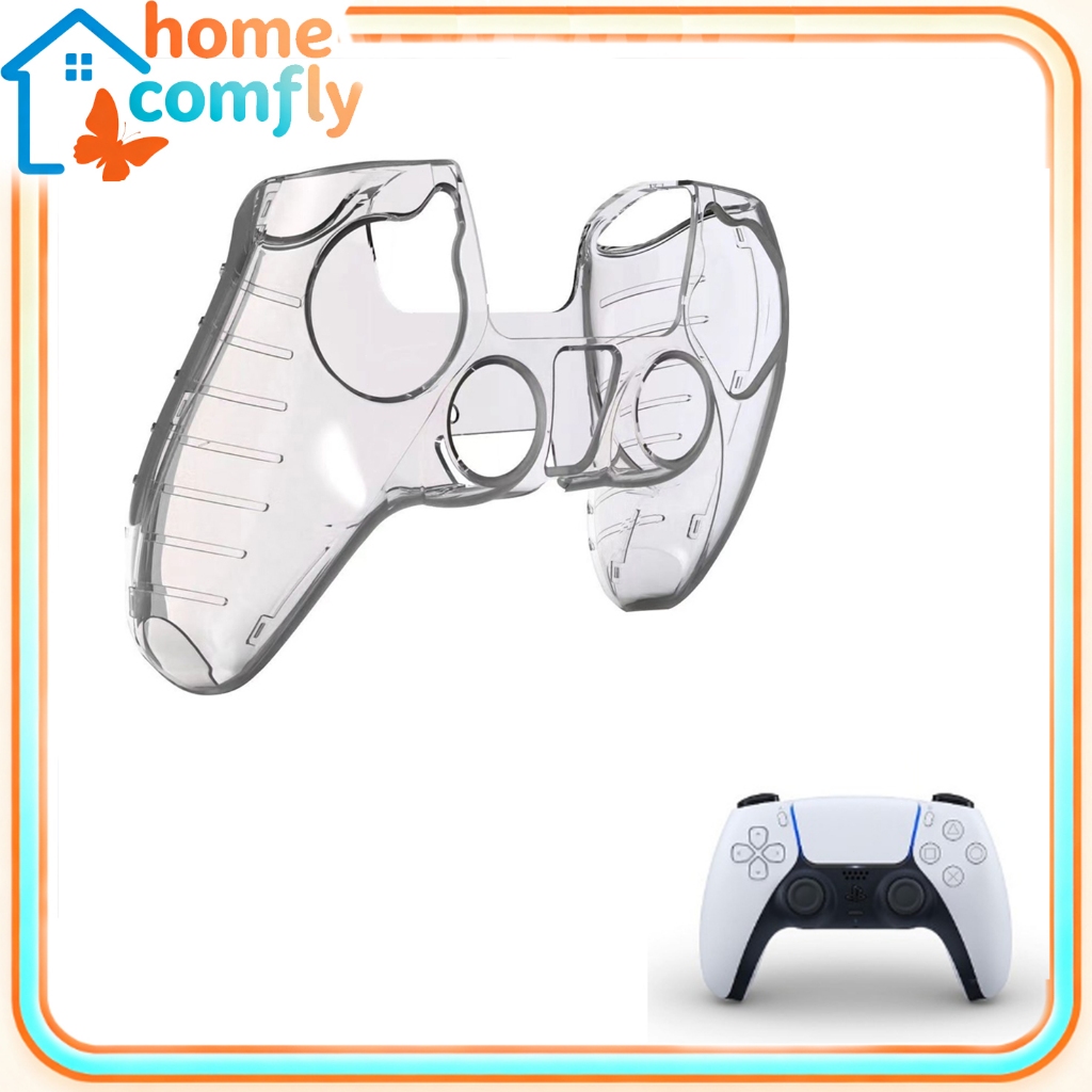 Crystal PS5 Controller Case Dustproof Antislip Hard Shell Cover Clear ...