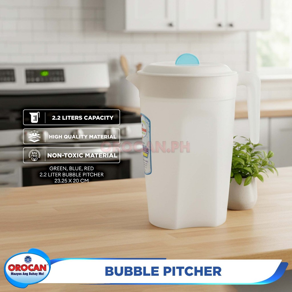 Orocan Pitcher 2.2 LITERS Pitsel Water Pitcher Water Jug High Quality ...