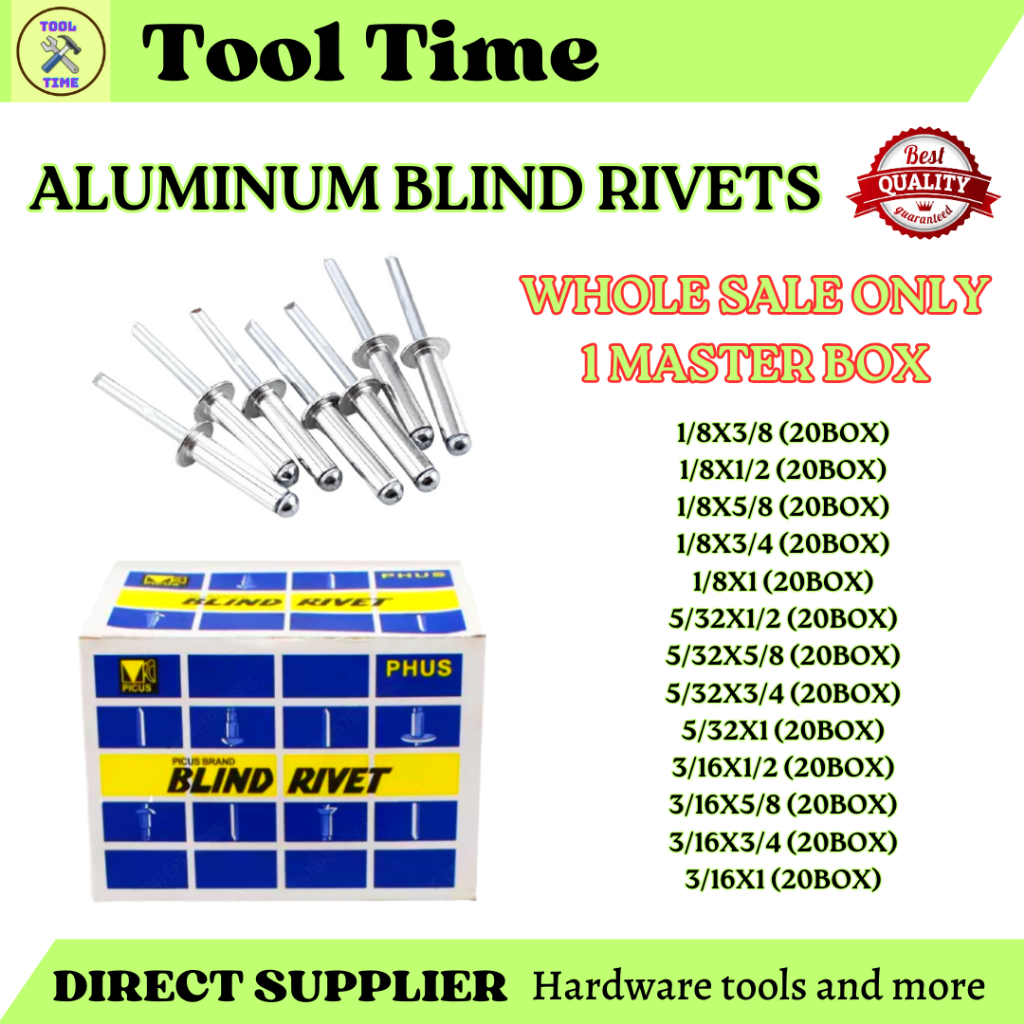 Shop blind rivets per box for Sale on Shopee Philippines