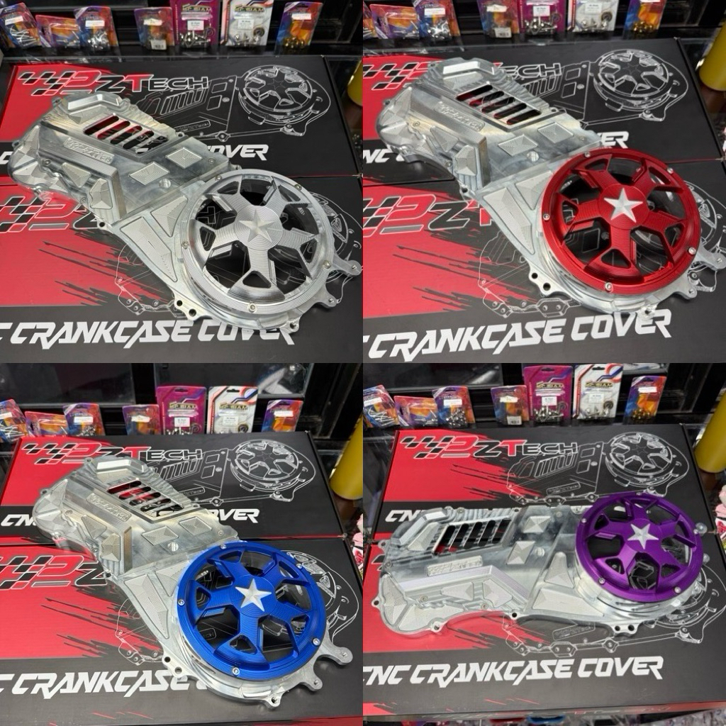 ☑️PZTECH CNC BILLET CRANKCASE COVER For NMAX/AEROX V2,V3 | Shopee ...