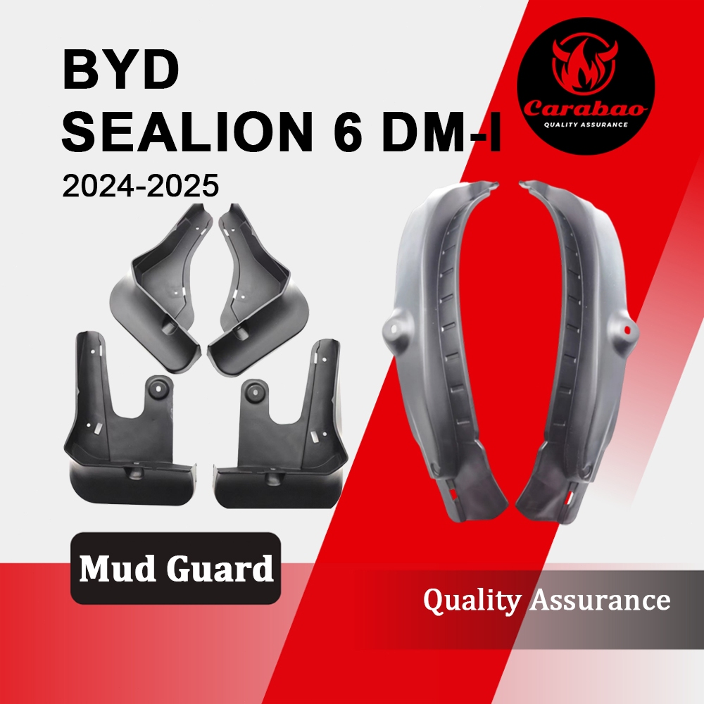 BYD Sealion 6 DM-i 2024-2025 Mud Guard & Fender Mudflaps | Shopee ...
