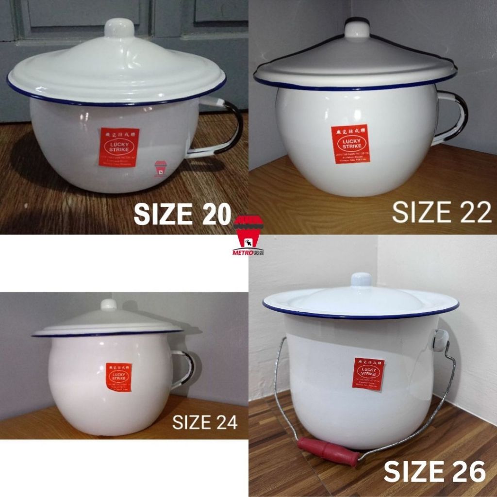 MAKAPAL | PORCELAIN/ENAMEL/LUSA Chamber Pot/Arinola for adults | LUCKY ...