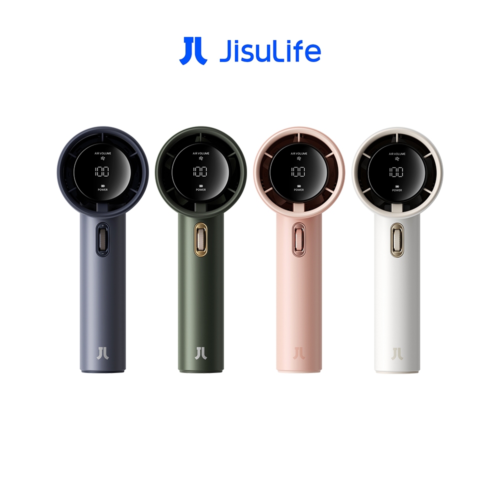 JISULIFE Handheld Fan Pro1S - 100 Speed Turbo Jet Fan with LED Display