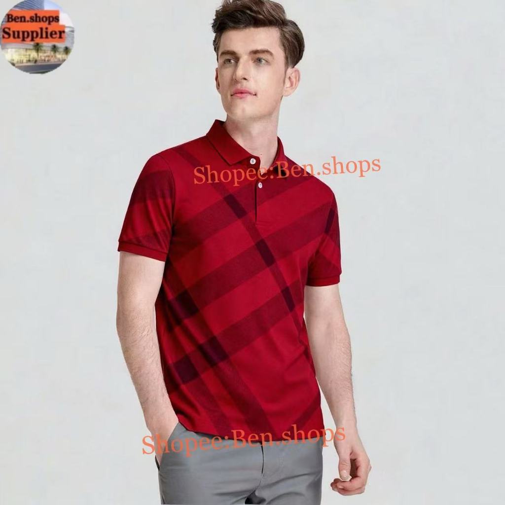 Men’s Polo Shirt Overrun Style fashion casual stripes small to plus ...