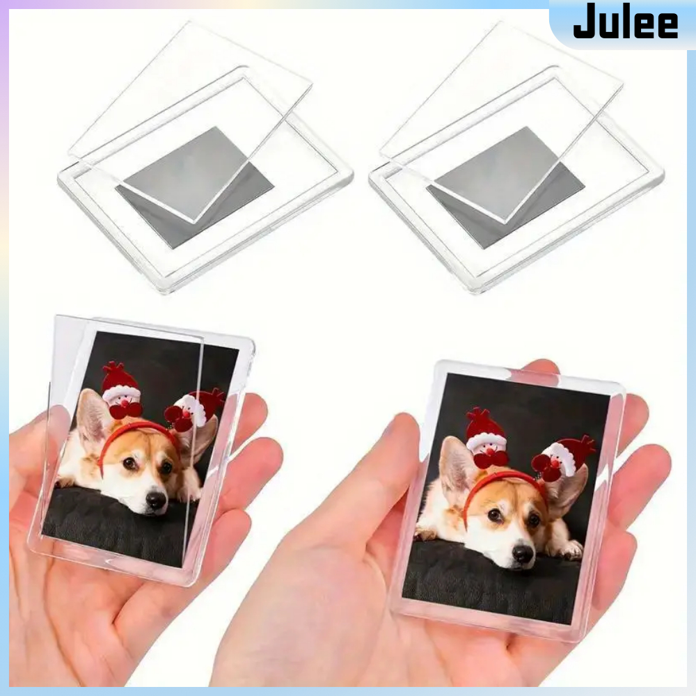 50Pcs Photo Insert Acrylic Ref Magnet Rectangle Magnetic Ref Display ...