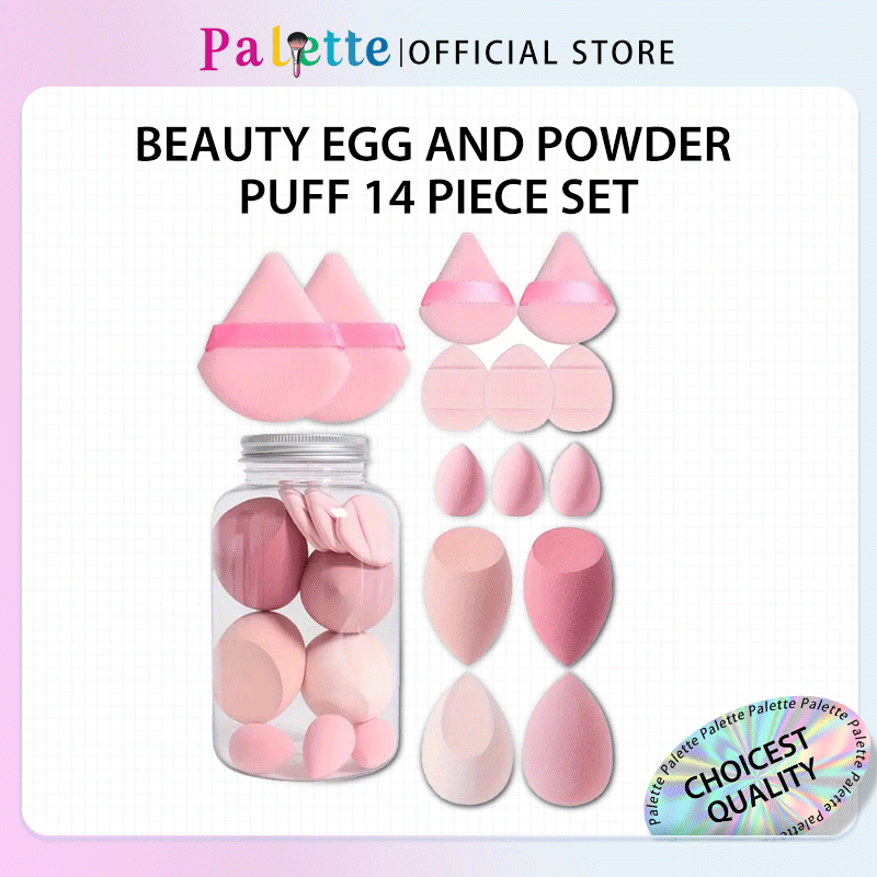 14Pcs/Set Makeup Sponge Super Soft Cosmetic Triangle Powder Puff Wet ...
