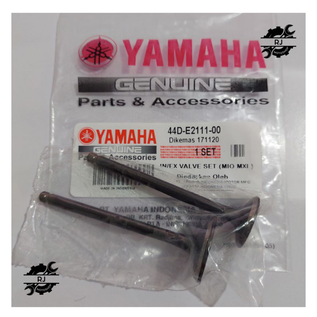 [RJ] ENGINE VALVE SET KIT (INTAKE/EXHAUST) Yamaha Mio 125/MXI125 ...