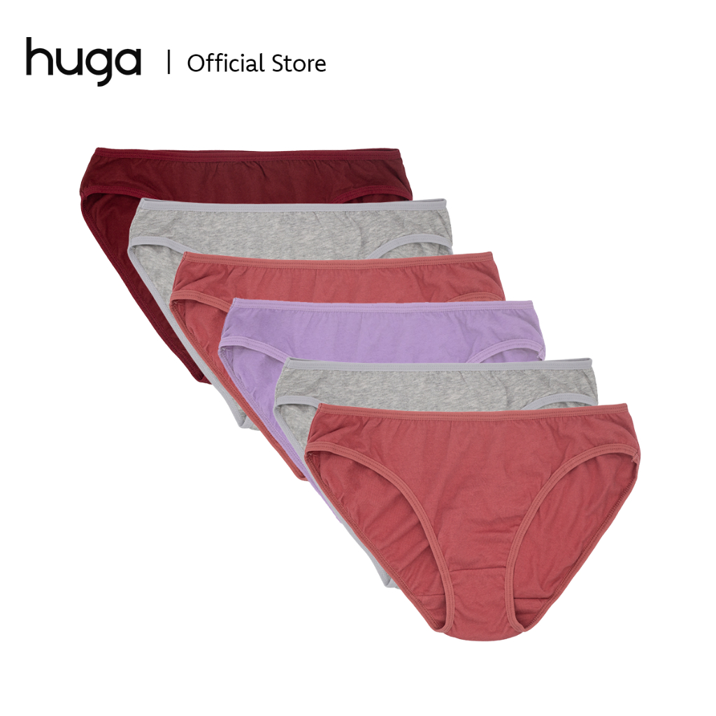 Huga 6 in 1 Promo Pack Andy 100% Cotton Underwear for Women Assorted ...