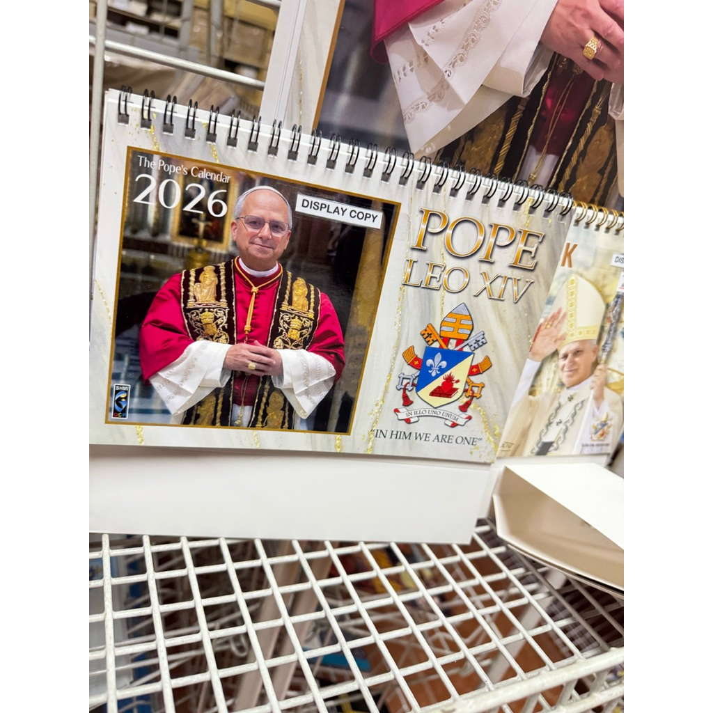CALENDAR 2026 POPE LEO XIV (1/4th and 1/2 size) | Shopee Philippines