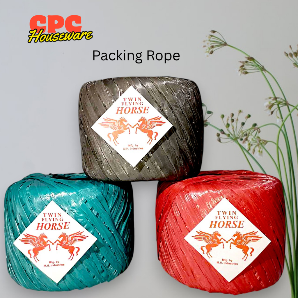 Twin Flying Horse Straw Rope 1 Kg/Panali/Packing Rope/Plastic Twine ...