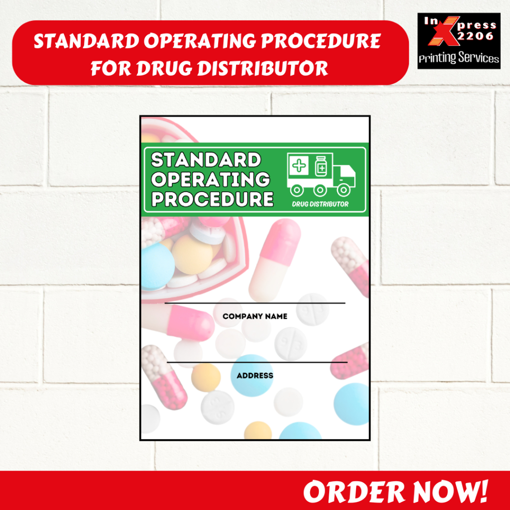 STANDARD OPERATING PROCEDURE SOP RMP FOR DRUG DISTRIBUTOR | Shopee ...